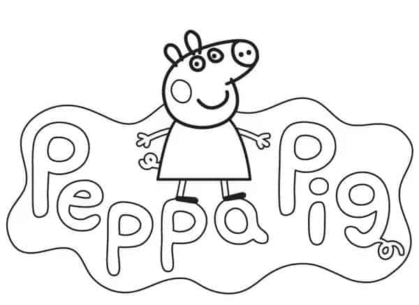 Desenhos da Peppa para colorir - Blog Ana Giovanna